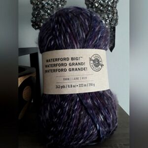 Waterford Chunky Big Purple Yarn by Loops & Threads